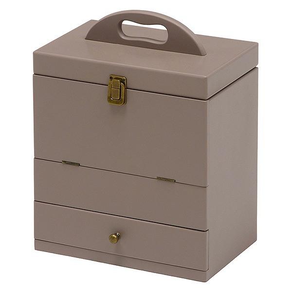 dショッピング |コスメボックス 三面鏡 アンティーク調 収納 大容量