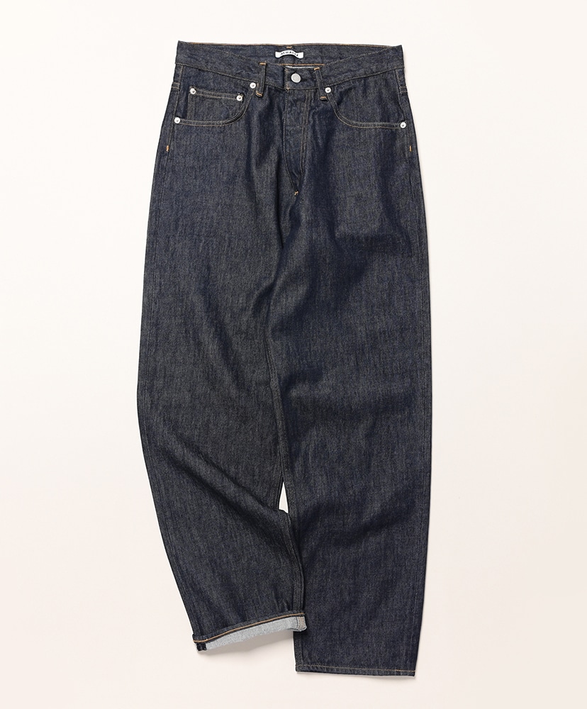 Hard Twist Denim Wide Pants(28(MEN) Indigo/インディゴ): AURALEE
