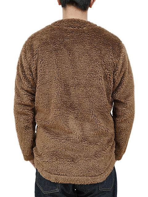 FULLCOUNT（フルカウント） 】 ボアフリースカーディガン [ Knit Brown