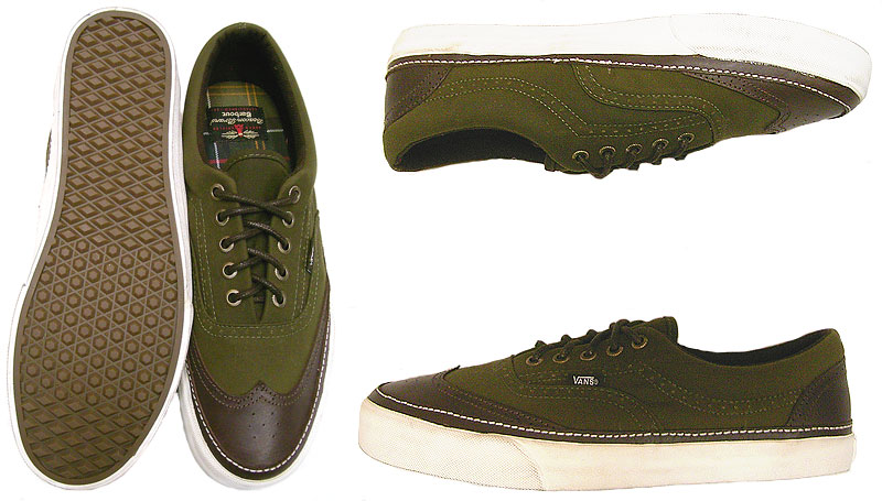 VANS×BARBOUR Era Wingtip CA Classic Waxed バブアー×ヴァンズ エラ