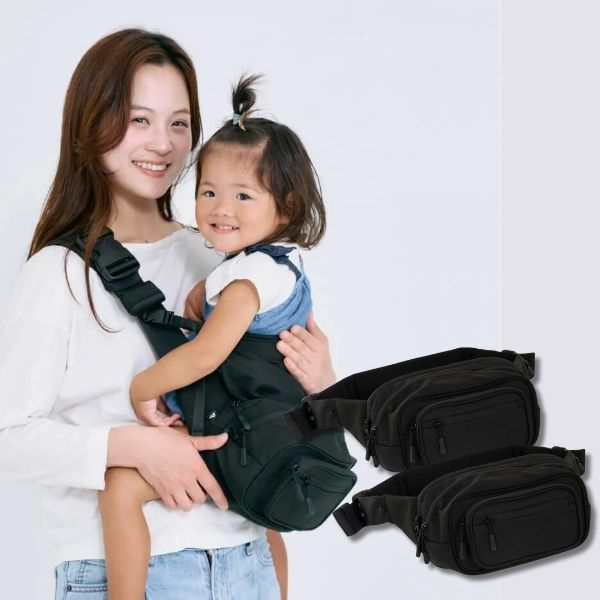 シェア割】ポムル(POMULU)ヒップシートショルダーバッグ 6ヵ月～1歳2歳