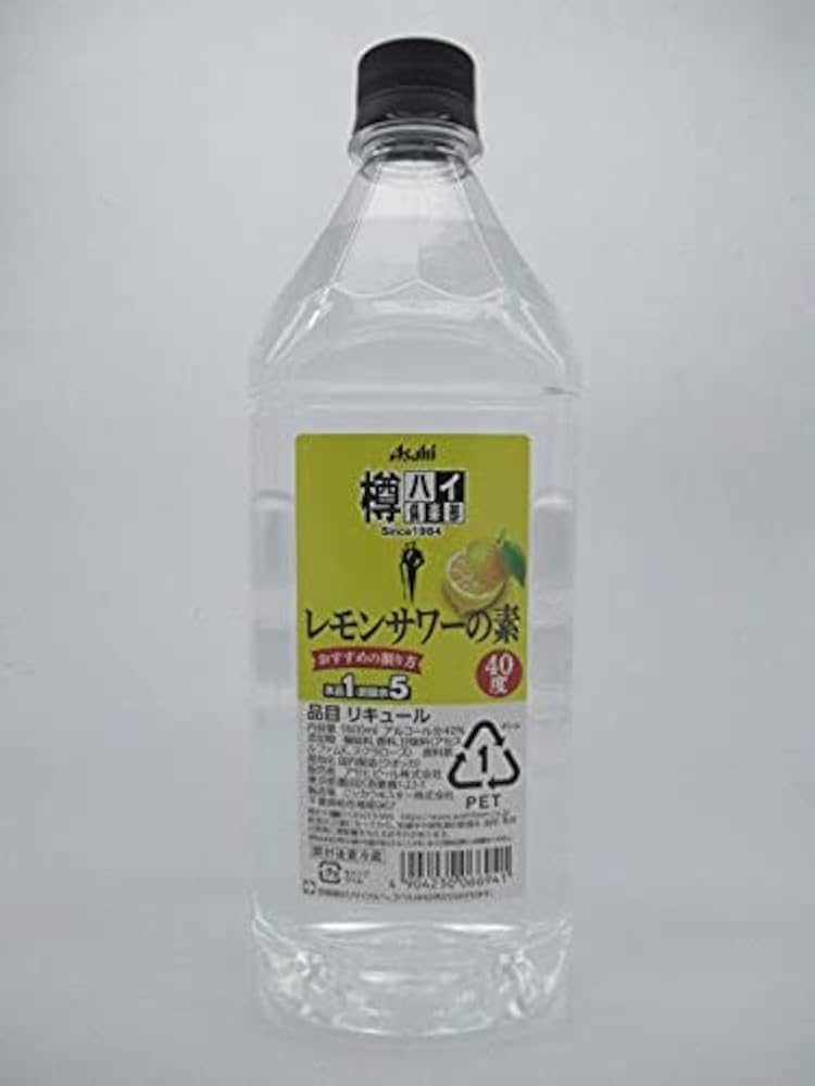 Amazon.co.jp: アサヒ 樽ハイ倶楽部 レモンサワーの素 ペットボトル 40