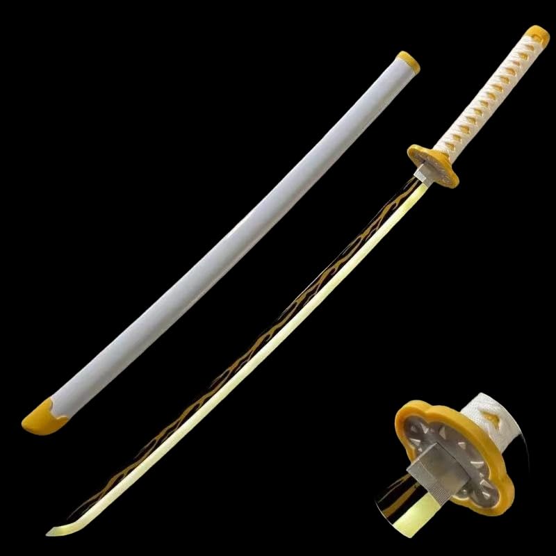 Amazon.co.jp: 我妻 善逸 冨岡 義勇 鬼滅の刃 コスプレ道具 LED発光 熱