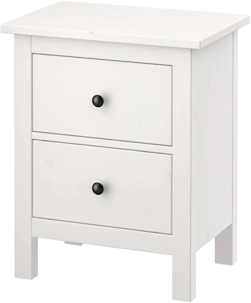 Amazon｜IKEA Hemnes 2段引き出し チェスト ホワイト 503.742.71