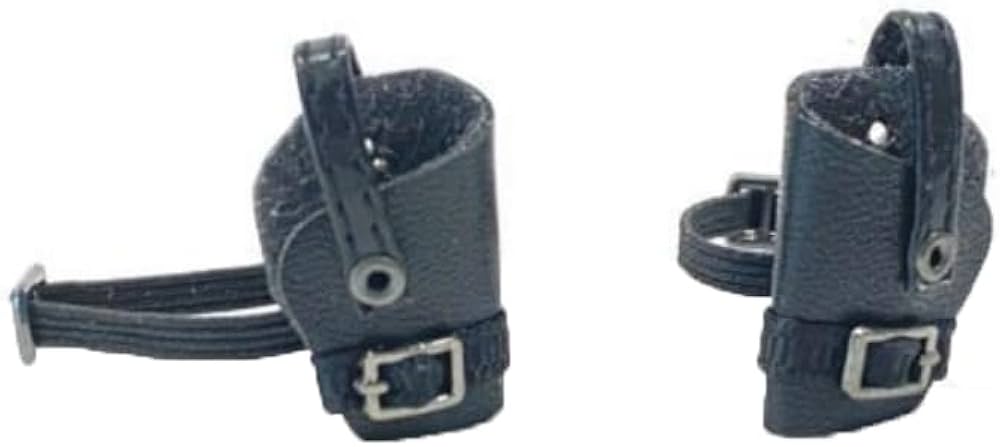 Amazon.co.jp: ブラック 1/12 レッグホルスター x 2 (左右) 6インチ