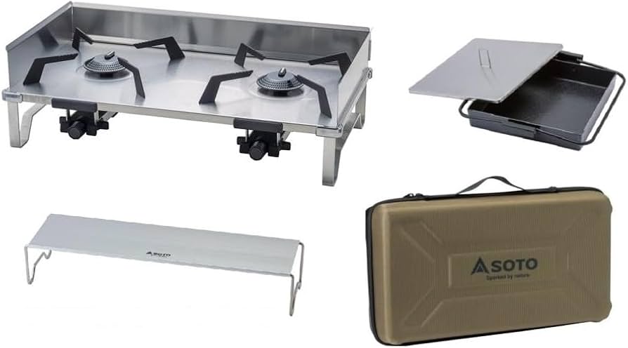 Amazon | SOTO 2023Newレギュレーター2バーナー GRID ST-528＋専用