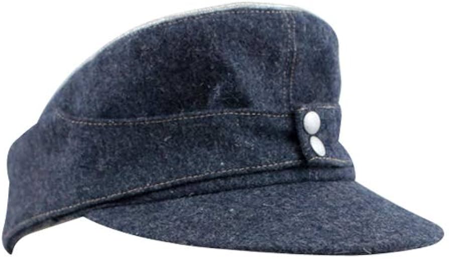 Amazon | 第二次世界大戦 ドイツ軍 空軍 将校用 M43 規格帽 軍帽 野戦