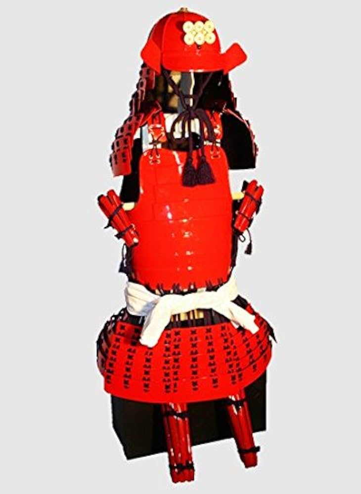 Amazon.co.jp: 等身大着用 甲冑/鎧 プラスチック製完成品 十二間筋兜桶