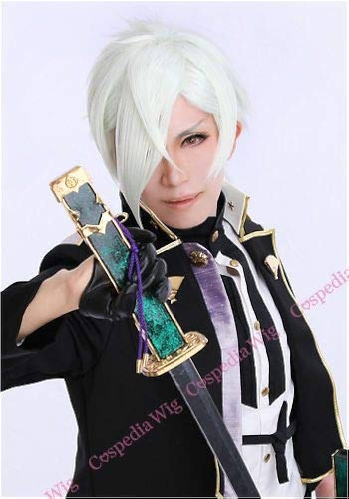Amazon.co.jp: 刀剣乱舞 膝丸 風 ウィッグ キャラウィッグ 美容師