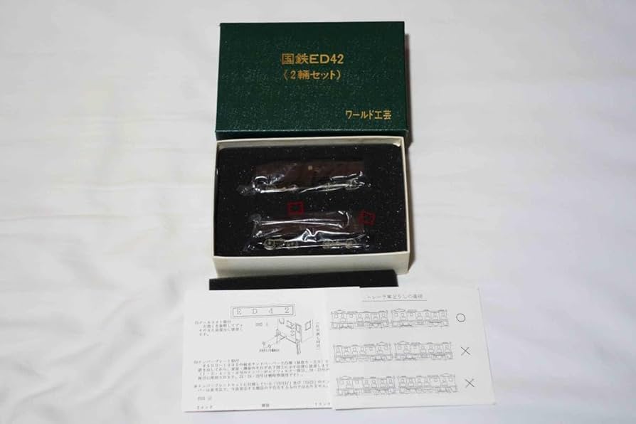 Amazon.co.jp: Nゲージ 年代物 鉄道模型 #29 国鉄ED42 2輌セット