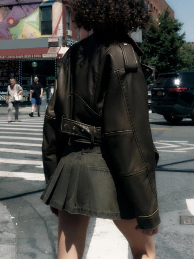 archive】bellted leather short blouson Utility Short Blouson