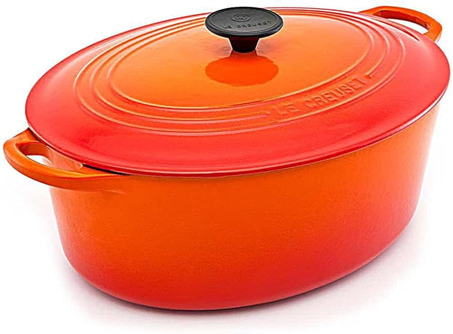 Amazon.co.jp: ルクルーゼ ココット オーバル 25cm オレンジ 2502-25
