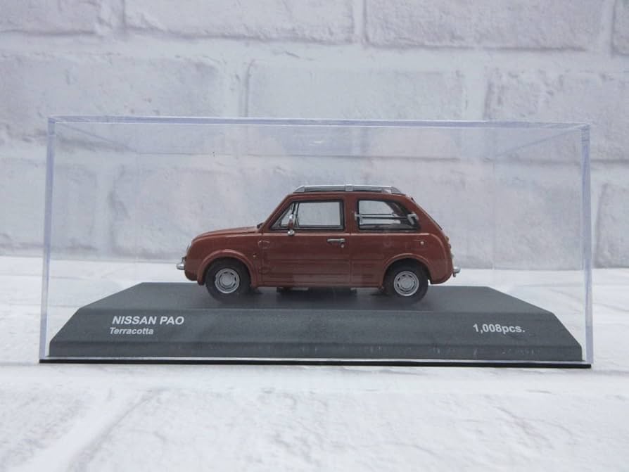 Amazon | ミニカー 1/43 京商 日産 パオ PAO Canvas Top テラコッタ