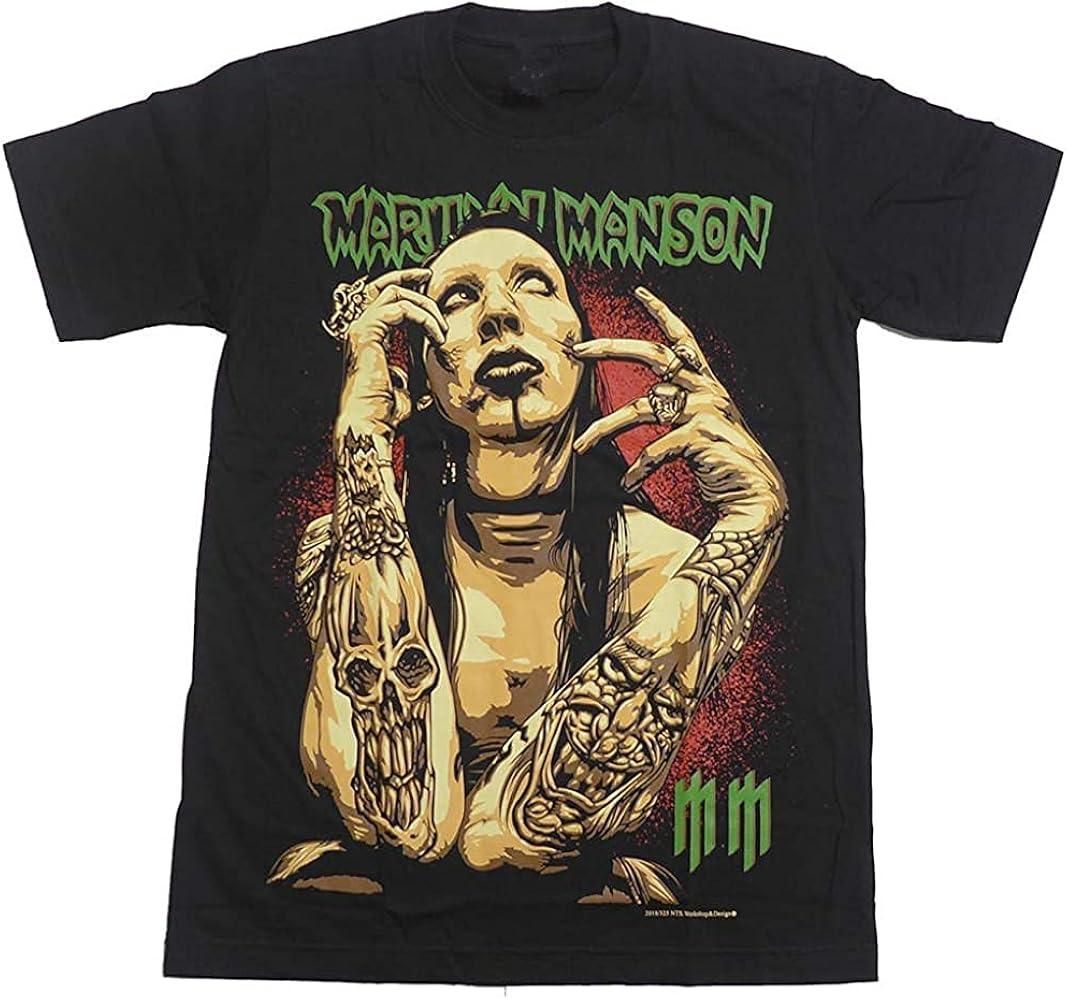 Amazon | マリリン・マンソンMarilyn Manson ロック 音楽 Tシャツ