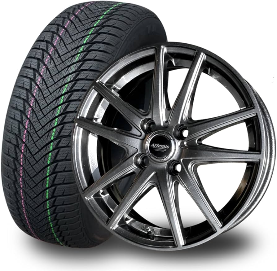 Amazon | 15インチ 4本セット スタッドレスタイヤ＆ホイール TRISTAR