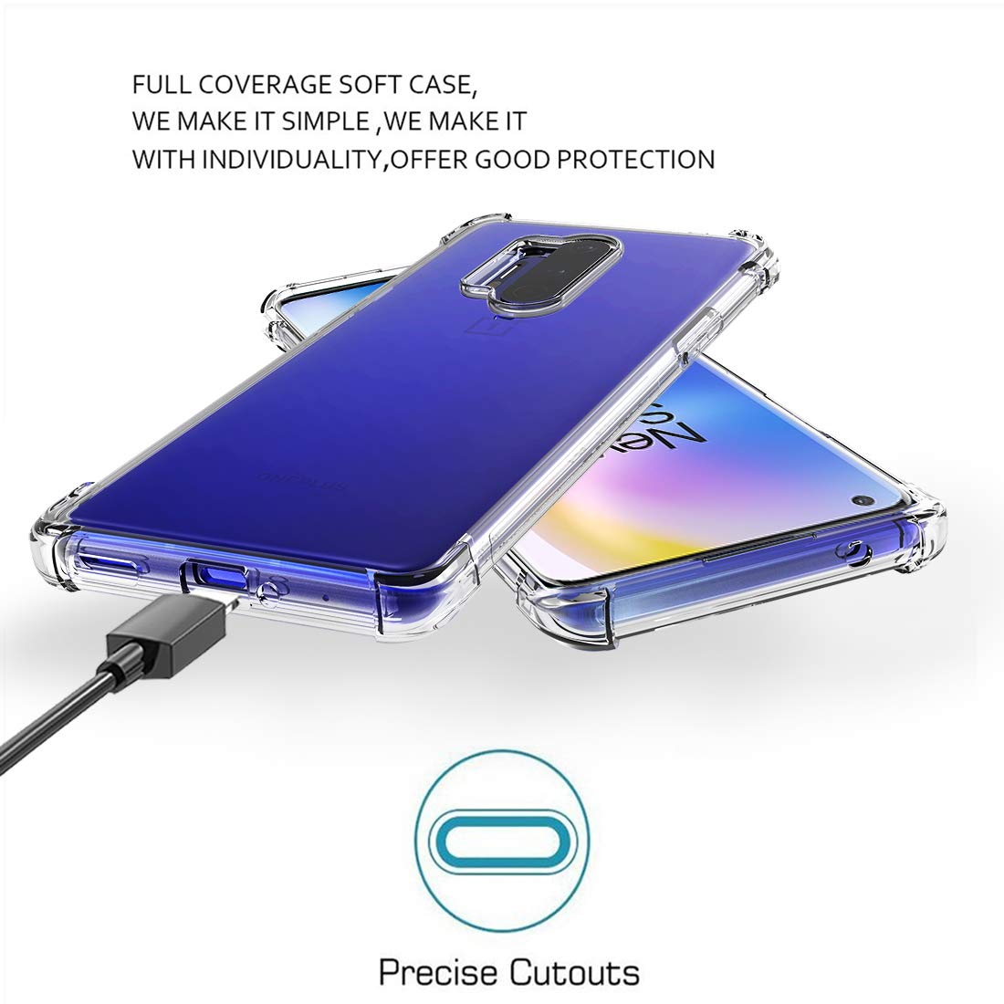 Amazon.com: Osophter for Oneplus 8 Pro Case - Clear Transparent