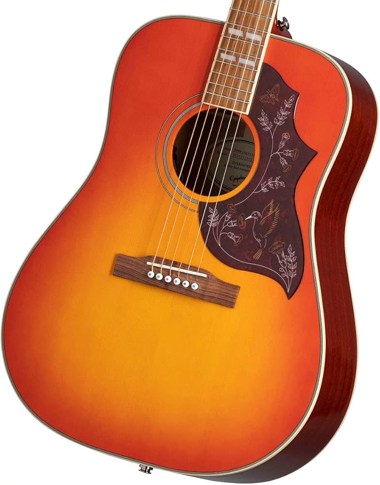 Amazon | Epiphone/Hummingbird Studio Faded Cherry Sunburst