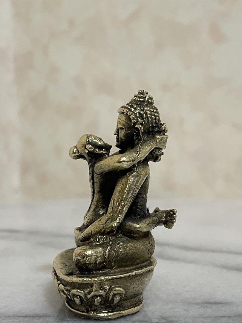 Amazon.co.jp: チベット密教 仏教 シャクティ 歓喜仏 ヤブユム像 秘仏