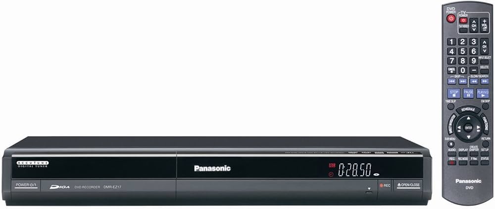 Amazon.com: Panasonic DMR-EZ17K DVD Recorder with ATSC Tuner Black