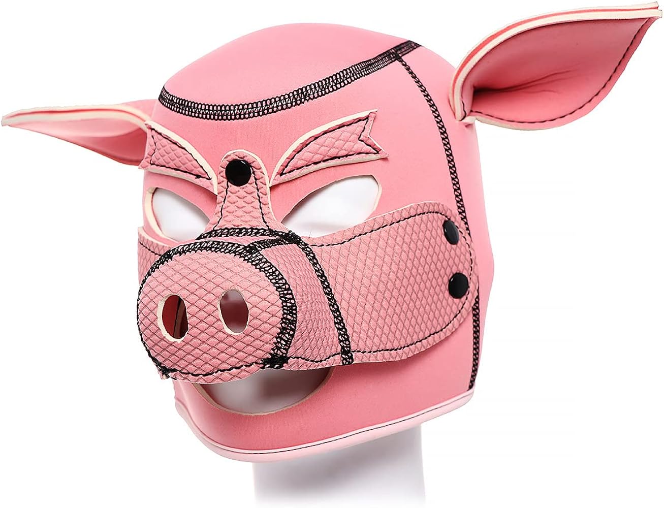 Amazon.co.jp: [UpdateClassic] 豚マスク かぶりもの フルフェイス 3D