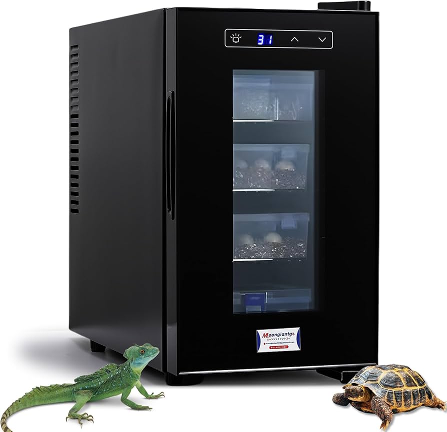 Amazon | Moongiantgo 爬虫類インキュベーター 爬虫類孵卵器 高性能 10