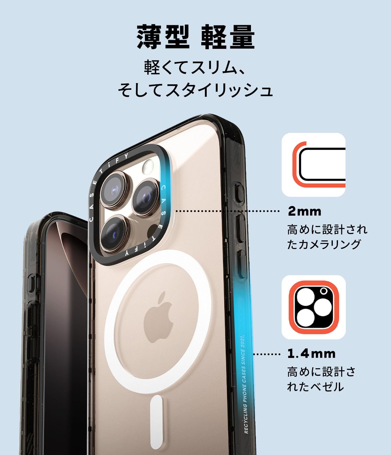 Amazon.co.jp: CASETiFY インパクト MagSafe対応 iPhone 16 Pro ケース