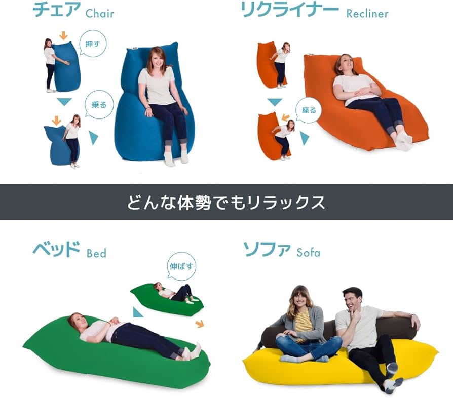 Amazon.co.jp: Yogibo Max ヨギボー マックス ライムグリーン ソファー