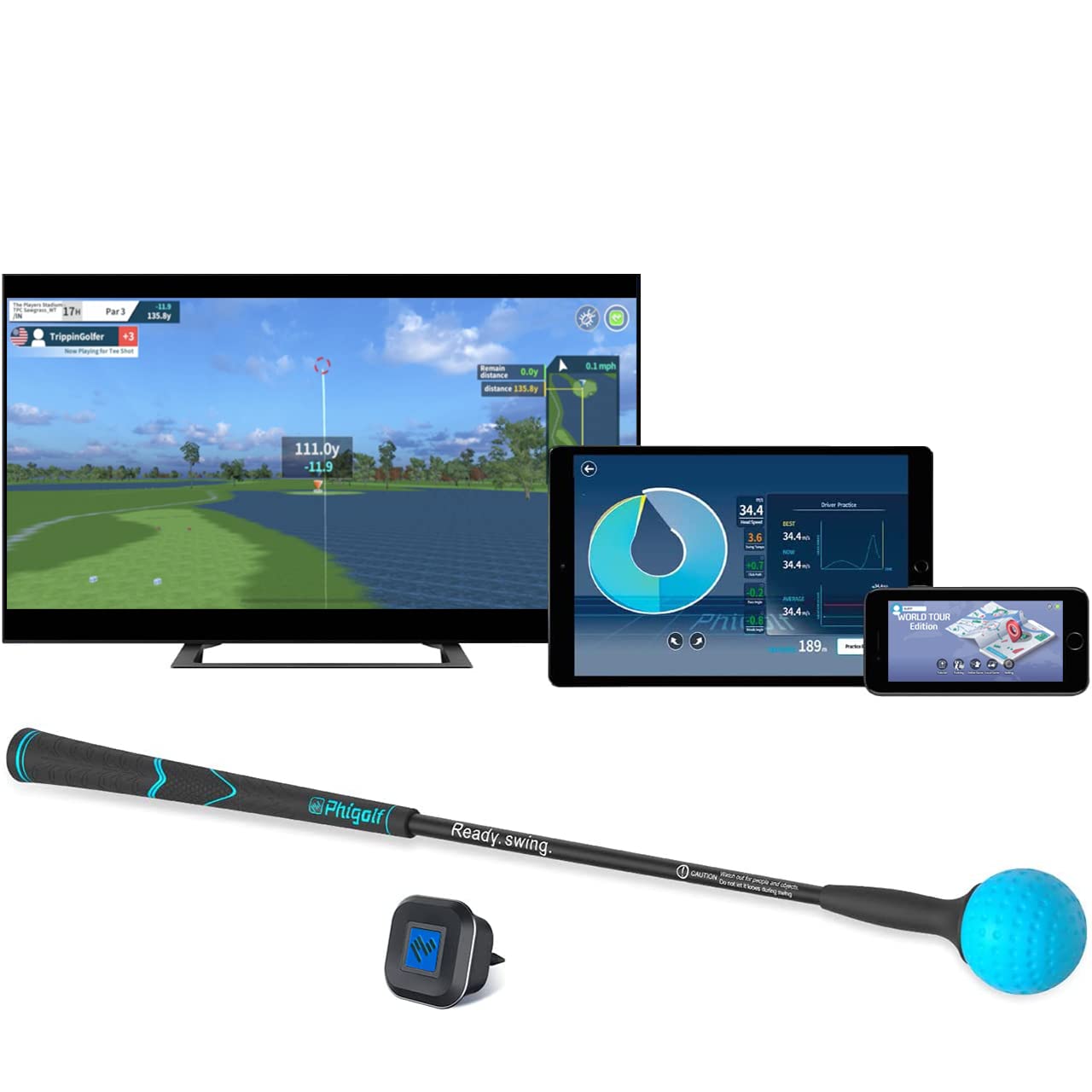 Amazon | PHIGOLF World Tour Edition ホームゴルフシミュレーター