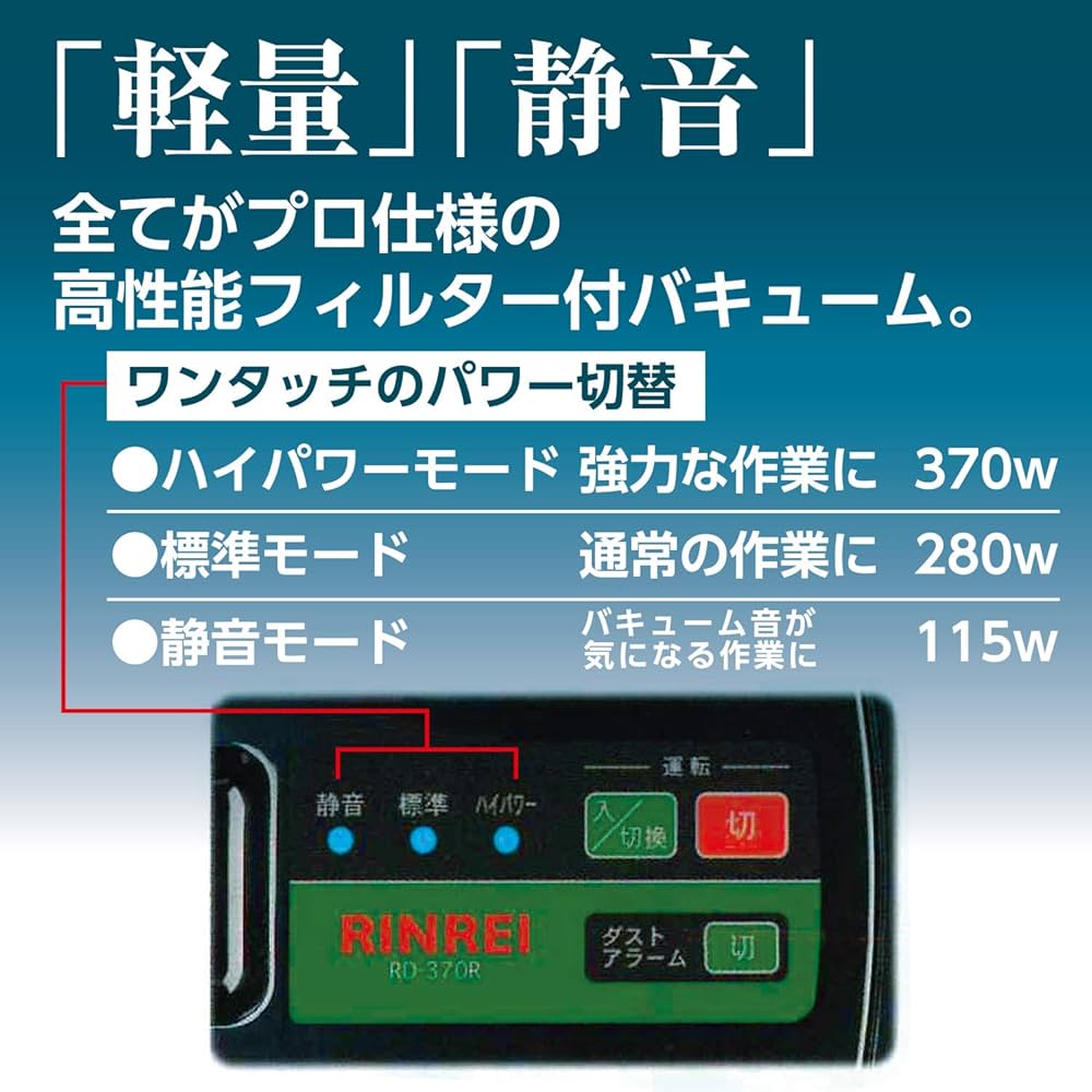 Amazon | リンレイ ハイパワー業務用ドライバキューム RD-370R | 業務