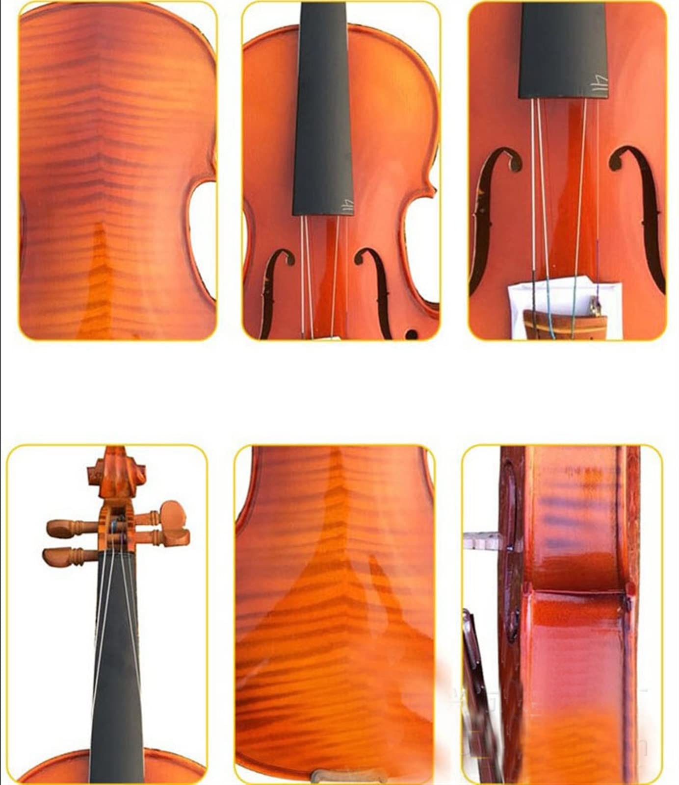 Amazon.co.jp: 模様のバイオリン4/4 3/4 1/2 1/4 1/4学生、初心者