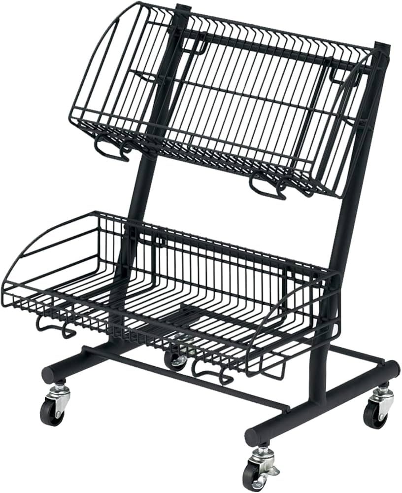 Amazon.co.jp: KAWAJUN (カワジュン) 河淳 バスケット ワゴン 451C