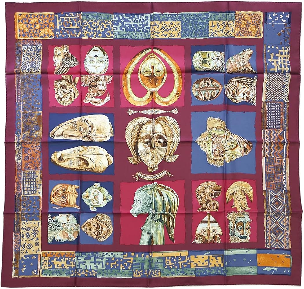 Amazon | [エルメス] スカーフ 90x90 PERSONA カレ ツイル シルク100