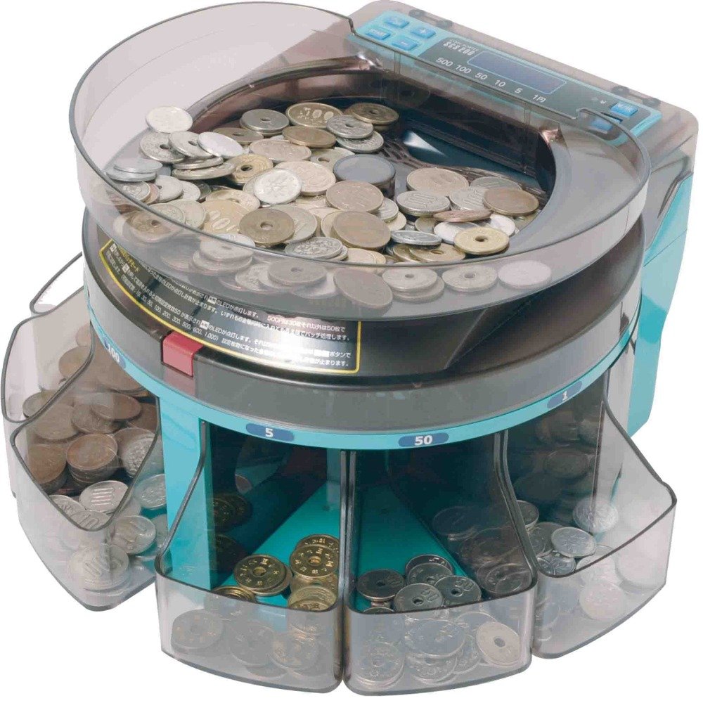 Amazon.co.jp: エンゲルス コインソーター 電動小型硬貨選別計数機