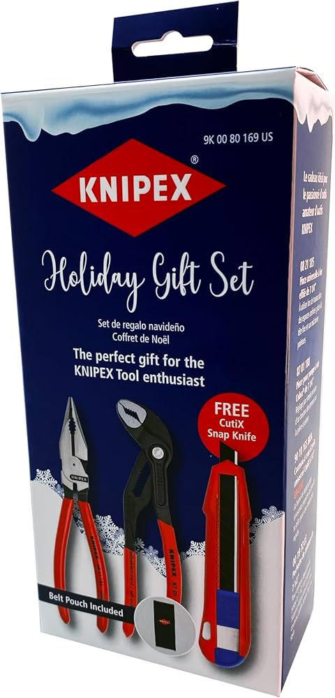 KNIPEX Tools 9K 00 80 169 US 2024 KNIPEX Holiday Gift Set with