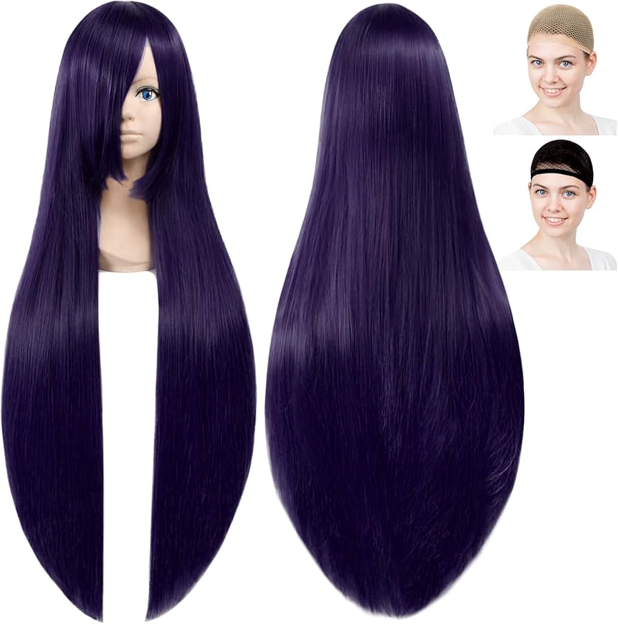 Amazon.co.jp: [CaseEden] コスプレ ウィッグ プレミアム 100cm ロング