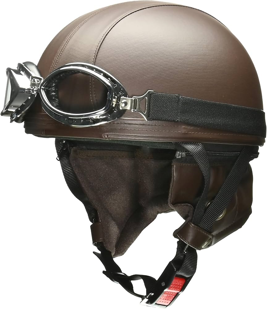 Amazon | リード工業(LEAD) バイクヘルメット ハーフ レザー CROSS