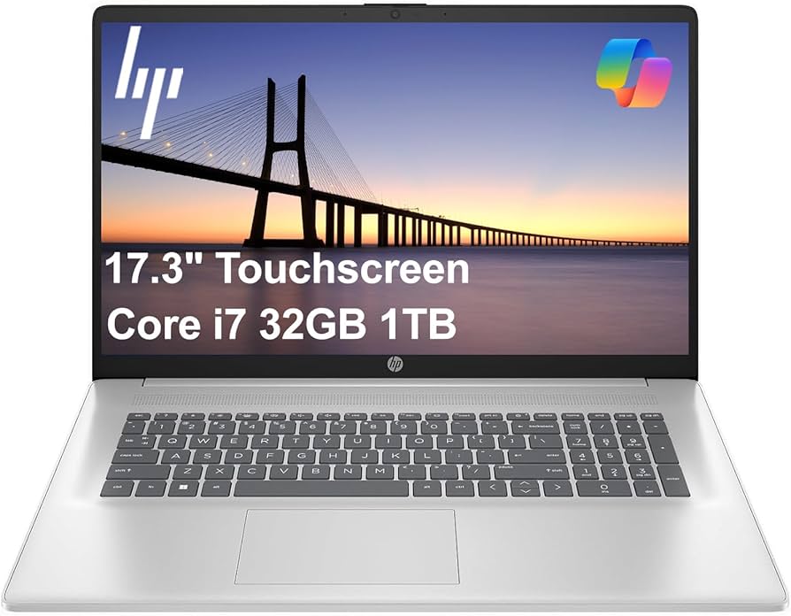Amazon.com: HP 17 inch Touchscreen Laptop (17.3