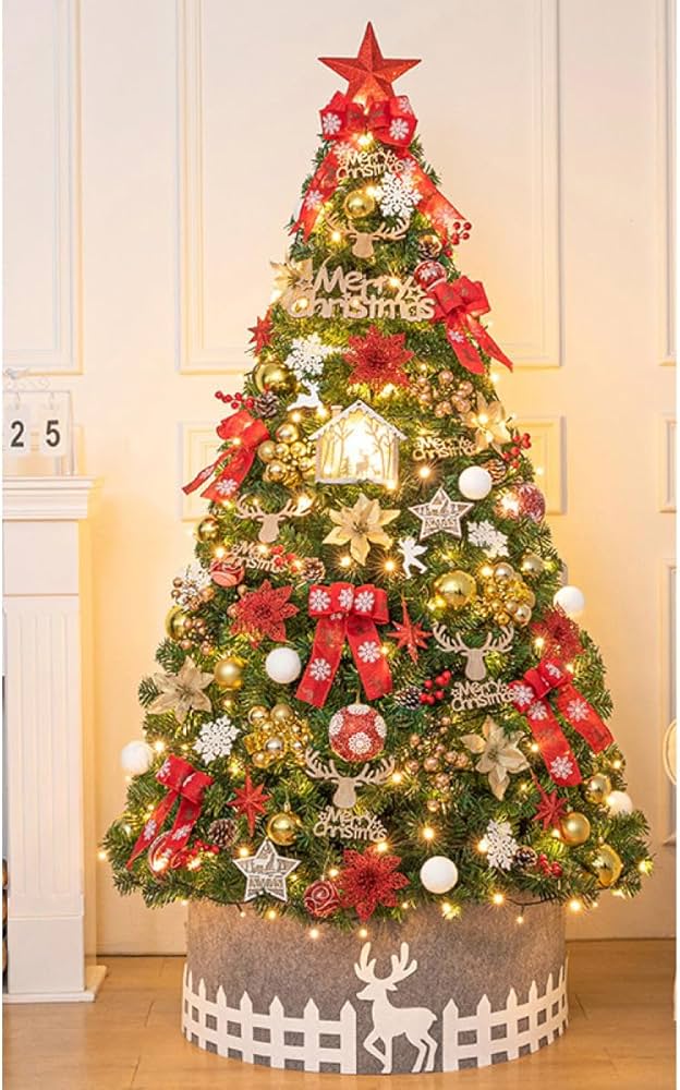 Amazon.co.jp: HGJH 豪華 クリスマスツリー 特大 北欧風 おしゃれ 飾り