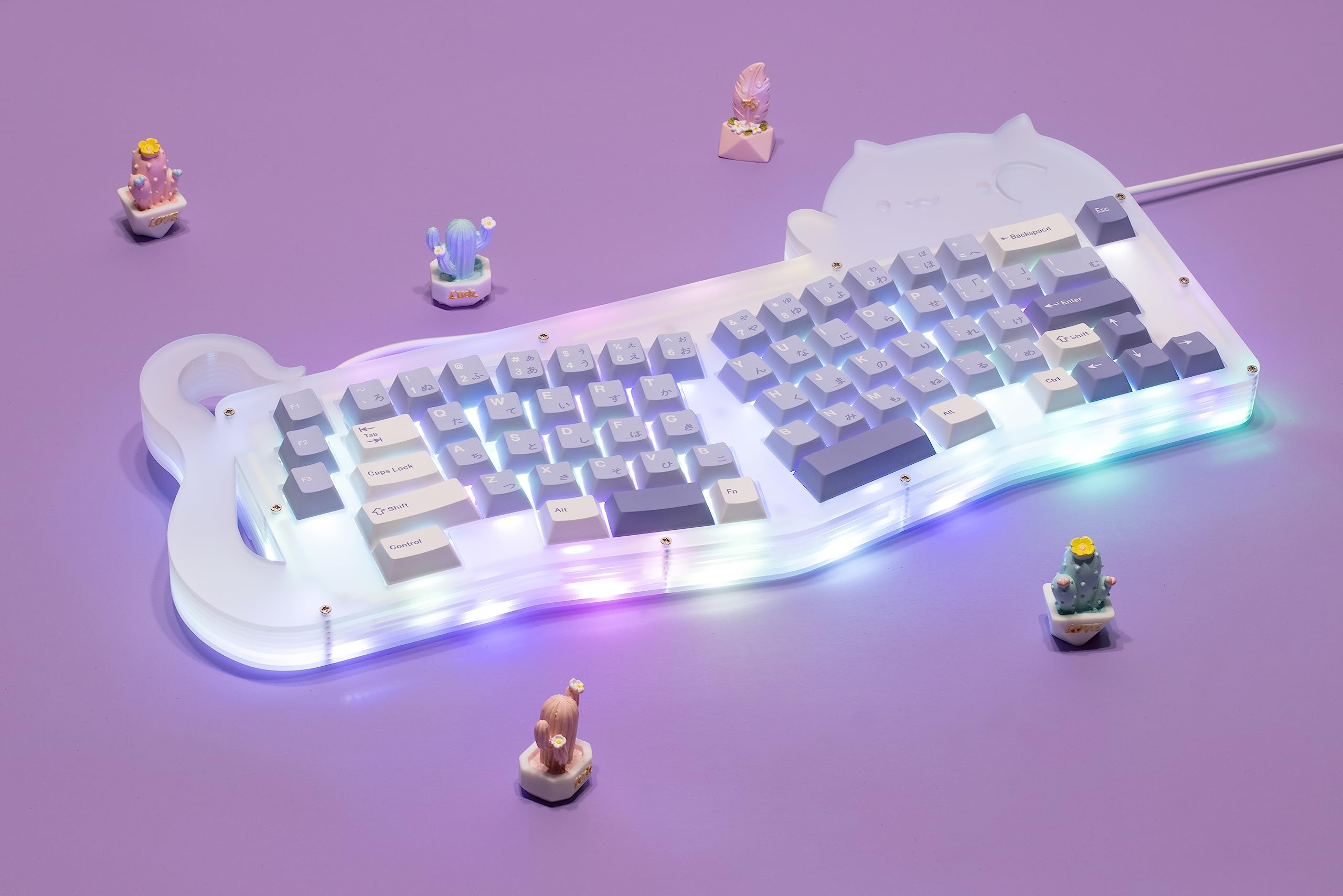 Amazon.com: KEEBMONKEY Bongo Cat Gasket Alice Keyboard Kit