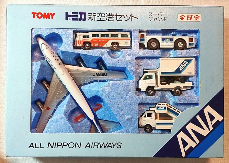 Amazon | トミカ 新空港セット スーパージャンボ 全日空 日本製