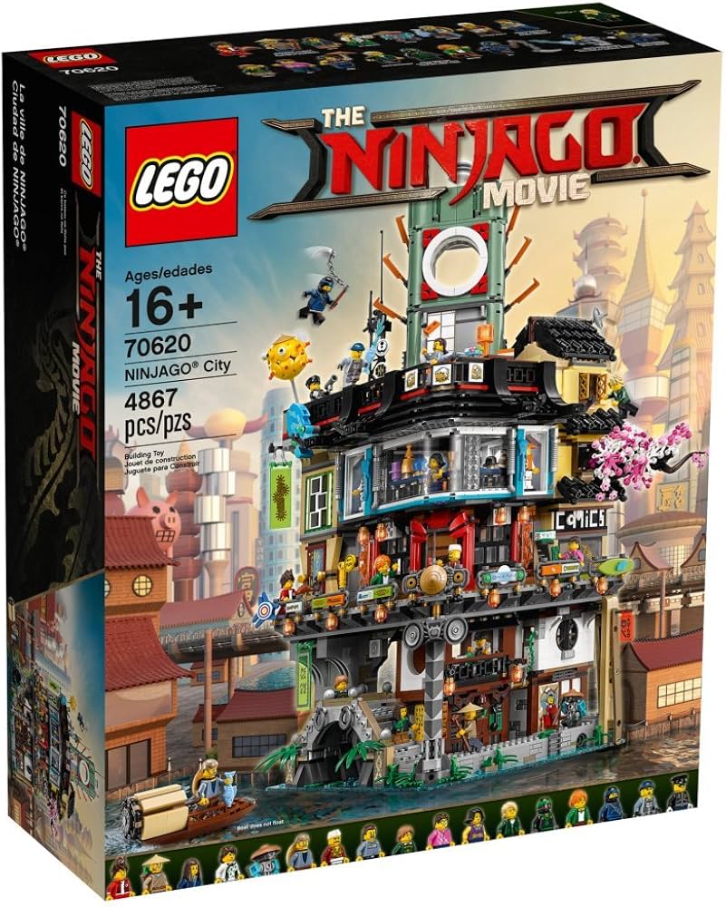 Amazon.com: LEGO NINJAGO Ninjago City 70620, 192 months to 252