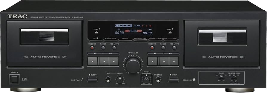 Amazon.co.jp: TEAC カセットデッキ ダブルオートリバース ブラック W
