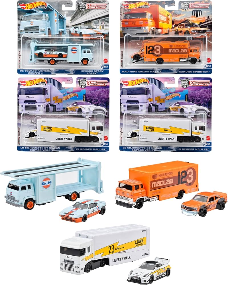 Amazon | ホットウィール(Hot Wheels) 合金鋼 チームトランスポート