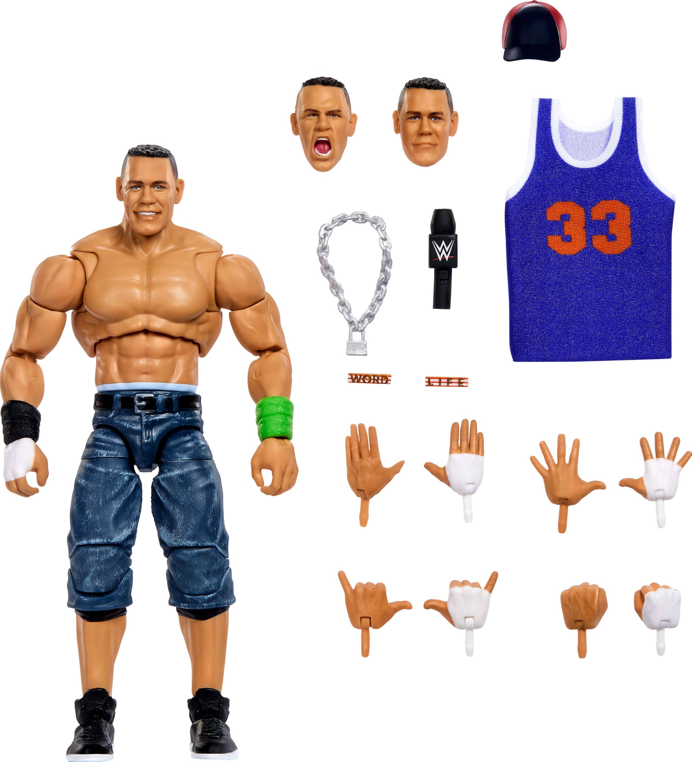 Amazon.com: Mattel WWE Ultimate Edition John Cena 6-inch Action