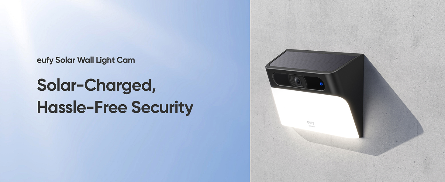 Amazon.com: eufy Security Solar Wall Light Cam S120, Solar