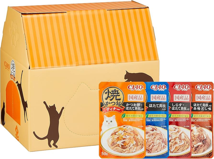 Amazon.co.jp: Figaro(フィガロ) 焼かつおディナーバラエティ 50g×48袋