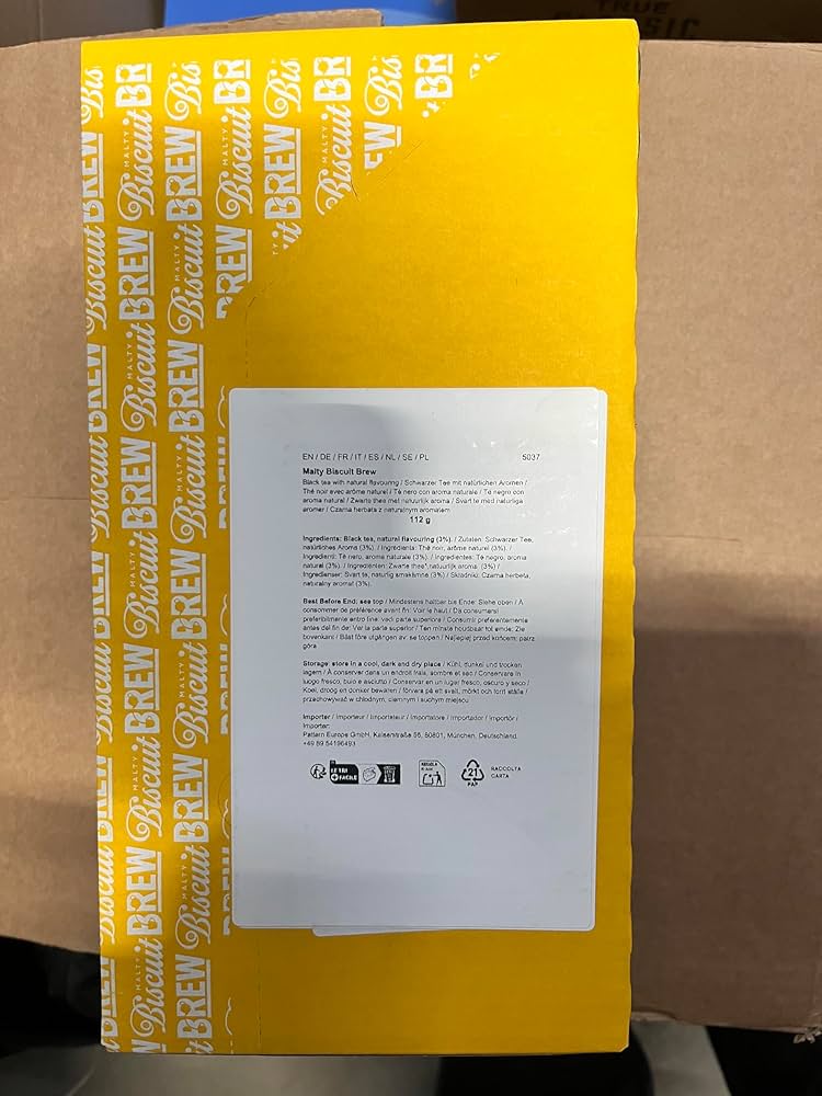 Amazon.com : Yorkshire Tea Biscuit Brew Tea Bags, Pack of 4 (total