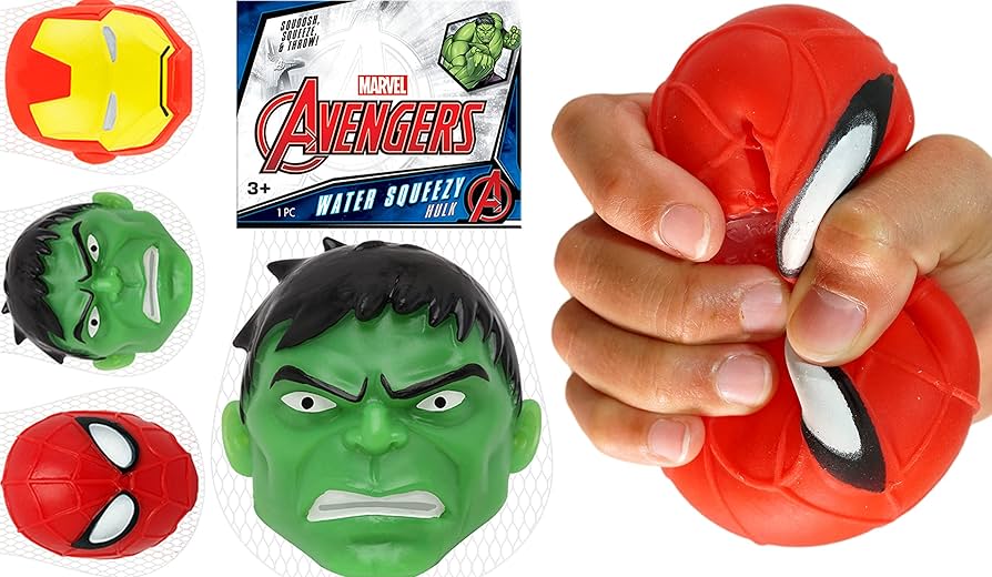 Amazon.com: JA-RU Marvel Avengers Stretchy Squishy Stress Ball (1