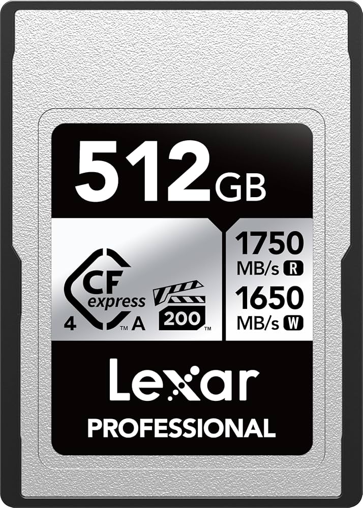 Amazon.com: Lexar 512GB Professional CFexpress Type A Silver 4.0