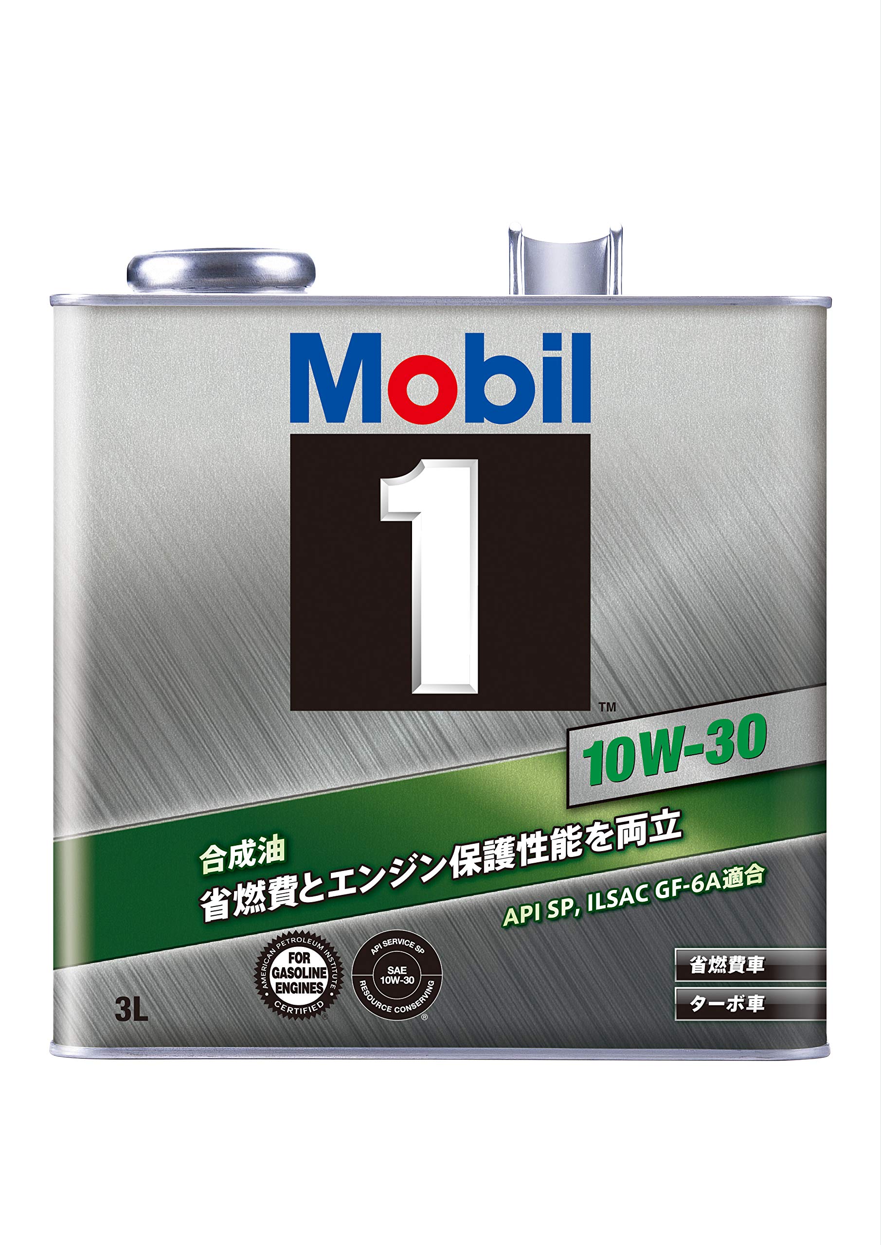 Amazon | Mobil エンジンオイル モービル1 10W-30 SP GF-6A 合成油 3L